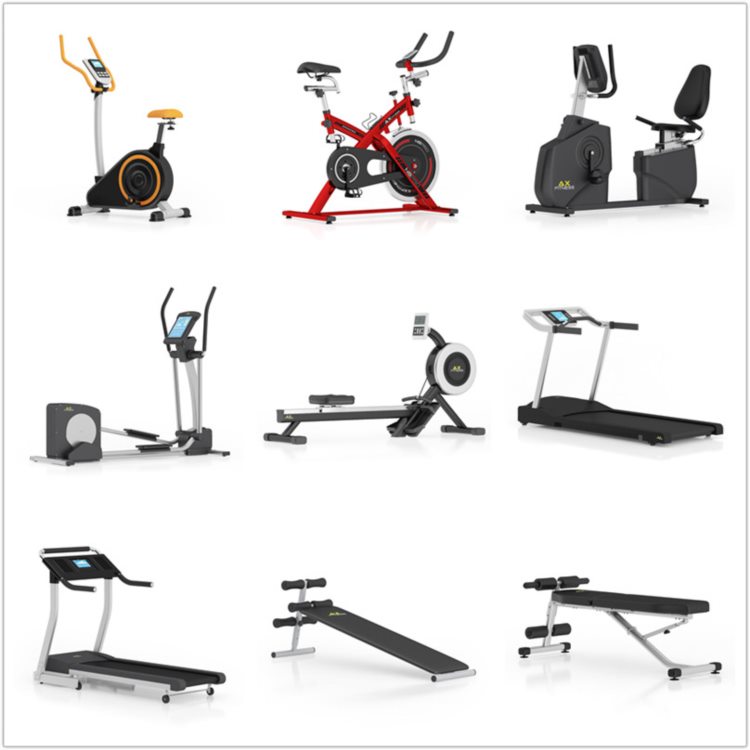 CGAxis第57卷健身器材3D模型 CGAxis Models Volume 57 3D Gym Equipment