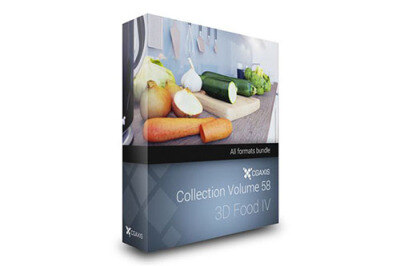 CGAxis第58卷食品3D模型 3D Food IV – CGAxis Collection Volume 58