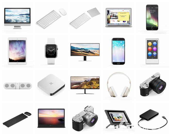 CGAxis第59卷电子数码设备3D模型 3D Electronics IV - CGAxis Models Volume 59