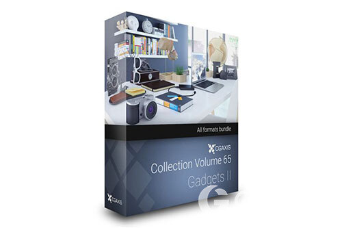CGAxis第65卷装饰摆设3D模型 CGAxis Models Volume 65 Gadgets II