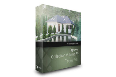 CGAxis第69卷树3D模型 CGAxis Models Volume 69 Trees VIII