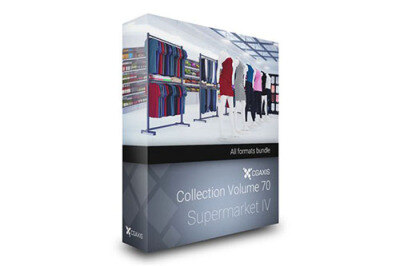 CGAxis第70卷超市商场3D模型 CGAxis Models Volume 70 Supermarket IV