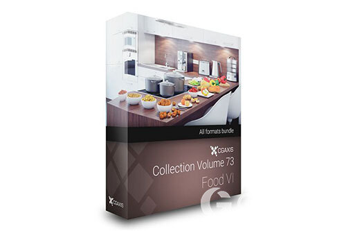 CGAxis第73卷食品3D模型 CGAxis Models Volume 73 3D Food VI