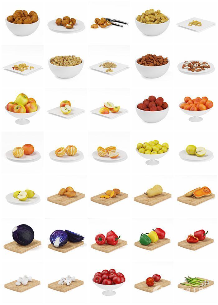 CGAxis第73卷食品3D模型 CGAxis Models Volume 73 3D Food VI