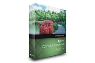 CGAxis第76卷树3D模型 CGAxis Models Volume 76 Trees X