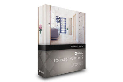 CGAxis第79卷门3D模型 CGAxis Models Volume 79 Doors II