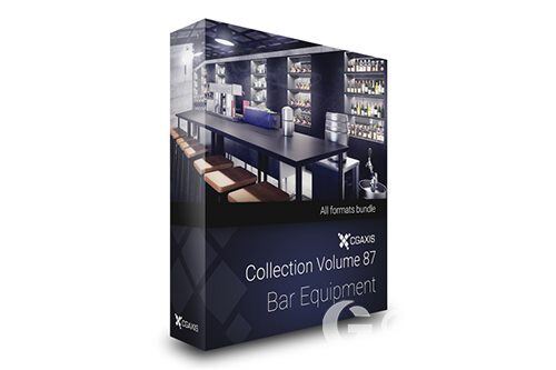 CGAxis第87卷酒吧器具3D模型 CGAxis Models Volume 87 Bar Equipment