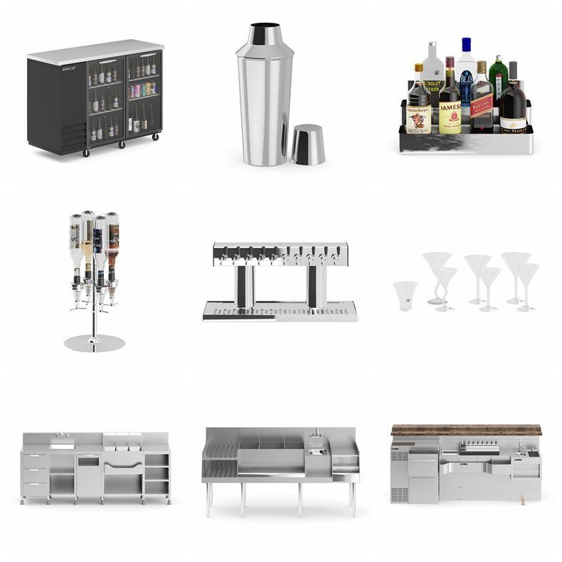 CGAxis第87卷酒吧器具3D模型 CGAxis Models Volume 87 Bar Equipment