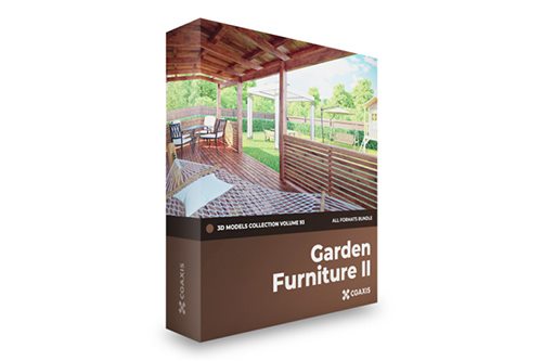 CGAxis第93卷花园家具3D模型 Garden Furniture 3D Models Collection - Volume 93