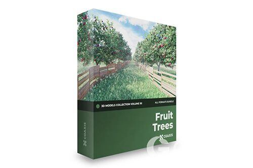 CGAxis第95卷果树植物3D模型 Fruit Trees 3D Models Collection - Volume 95