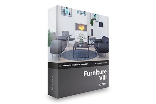 CGAxis第97卷家具3D模型 Furniture 3D Models Collection - Volume 97