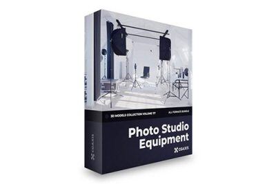 CGAxis摄影设备3D模型 Photo Equipment 3D Models Collection – Volume 117