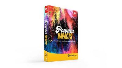 130个缤纷炫彩粉末喷洒飞溅特效合成动画 BusyBoxx – V02 Powder Impact