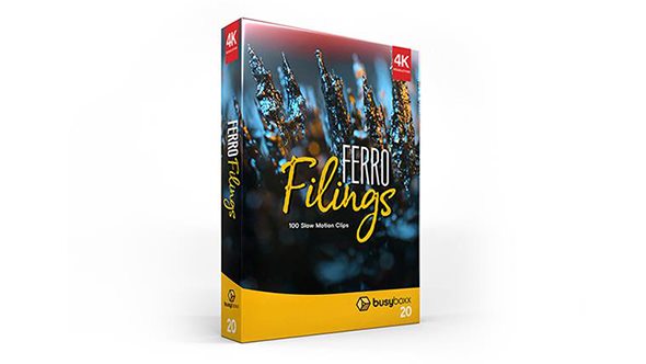 100组微观铁屑有机物特写动画 BusyBoxx - V20 Ferro Filings