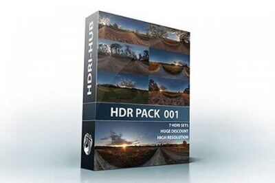 7个HDR全景天空合集 Hdri Hub – HDR Pack 001 Meadow