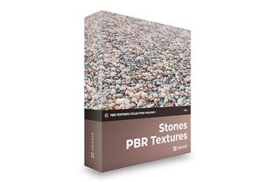 100种PBR石头墙壁路面混凝土高清无缝贴图 CGAxis Stones PBR Textures vol.1
