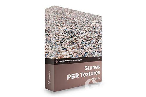 100种PBR石头墙壁路面混凝土高清无缝贴图 CGAxis Stones PBR Textures vol.1