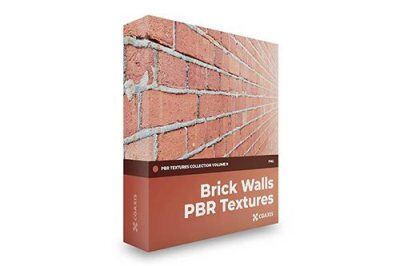 100个PBR砖墙高清无缝贴图 CGAxis Brick Walls PBR Textures Vol.9