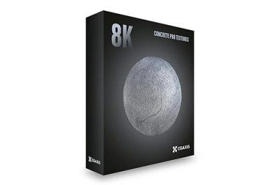 100种8k超清混凝土PBR无缝贴图 CGAxis Concrete​ PBR Textures Vol.16