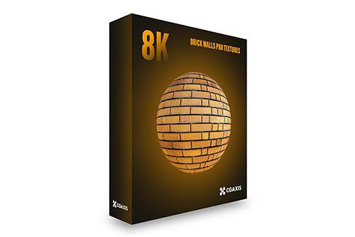 100个8K超清砖墙PBR无缝贴图 CGAxis Brick Walls PBR Textures Vol.17