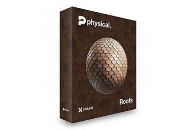 100种8K超清屋顶瓦片PBR无缝贴图 CGAxis Roofs PBR Textures Vol.22