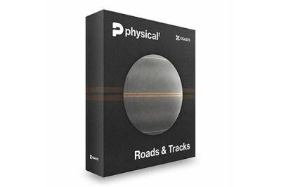 100种高清柏油马路土路铁轨PBR无缝贴图 CGAxis Roads PBR Textures Vol.24