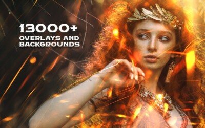 超级大合集13000+叠加层和背景 SuperMassive Bundle 13,000+ Overlays & Backgrounds