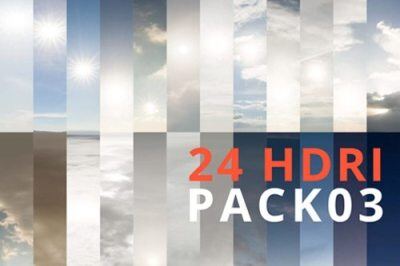 24个高动态范围HDRi360º全景天空 3DCollective – REAL LIGHT 24 HDRI PRO PACK 03