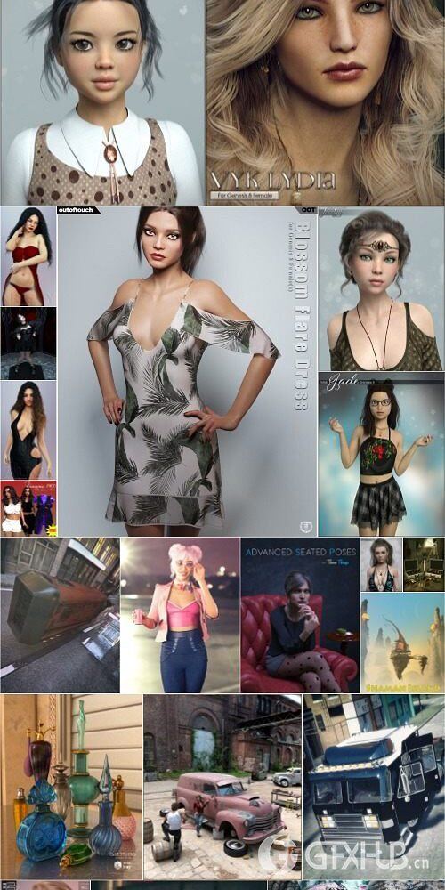 Daz3D Poser 模型合集 Daz3D Poser Bundle 5 February 2020