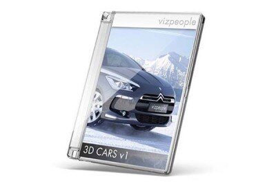 10种高度详细的3d汽车模型集合 VizPeople – 3D CARS V1