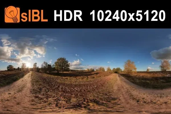 HDR Pack 001: Meadow – 10K 草地全景 HDRI 贴图 | 适用于 Blender / UE5 / V-Ray - GFXHUB