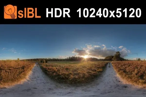 HDR Pack 001: Meadow – 10K 草地全景 HDRI 贴图 | 适用于 Blender / UE5 / V-Ray - GFXHUB