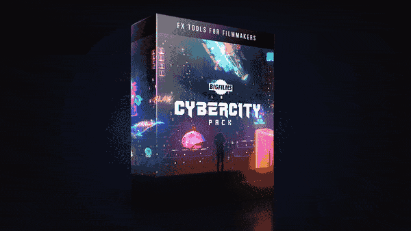 251个赛博朋克未来世界，科幻创作的全息特效神器 Bigfilms – Cybercity Pack (4K)