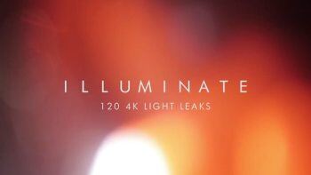 120组4K唯美漂亮小清新镜头炫光大光斑转场特效素材  Illuminate 4k Light Leak – 120 Elements