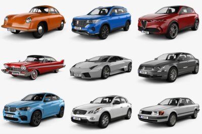 24套汽车3D模型合辑 Car 3D Model Bundle Jan 2020