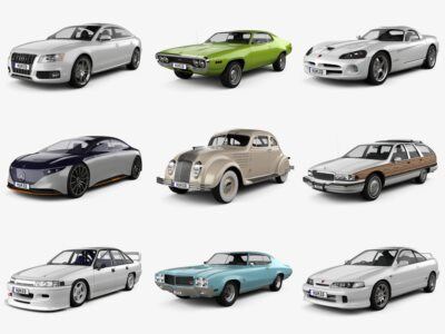 37套汽车3D模型合辑 Car 3D Models Bundle Feb 2020