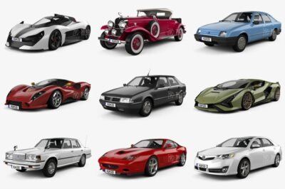 58套高精度汽车3D模型合辑 Car 3D Models Bundle December 2020