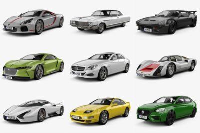高精度汽车3D模型合辑31套 Car 3D Models Bundle May 2021