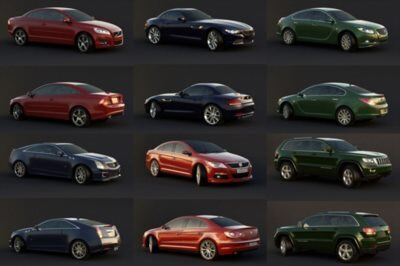 15套汽车3DMax模型合集 Vargov Car Collection 2