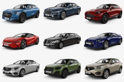 汽车3D模型合辑56套 Car 3D Models Bundle August 2 2022