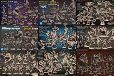 24组300+3D打印模型合辑 3D Print Models Bundle