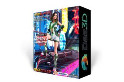 Daz3D Poser 2020年4月模型合集.7  Daz3D Poser Bundle 7 April 2020
