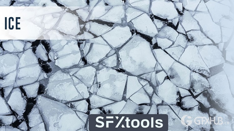 100种冰声音断裂、噼啪声、碎屑、冲击、跌落 SFXtools - Ice