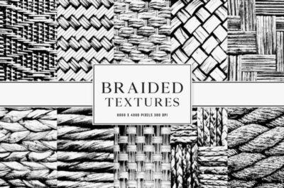 10张编织纹理 Braided Textures