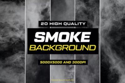 20烟雾背景和照片叠加 20 Smoke Background & Photo Overlay