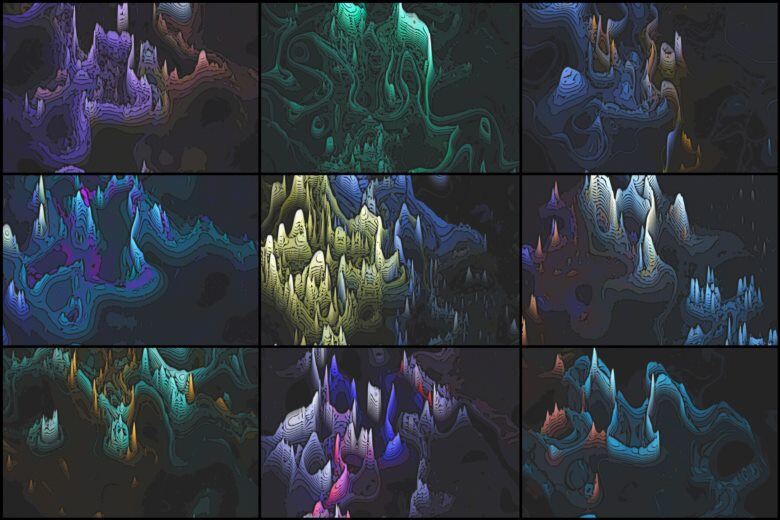 50个迷幻世界背景 50 Psychedelic Worlds Backgrounds – Vol. 2 - GFXHUB