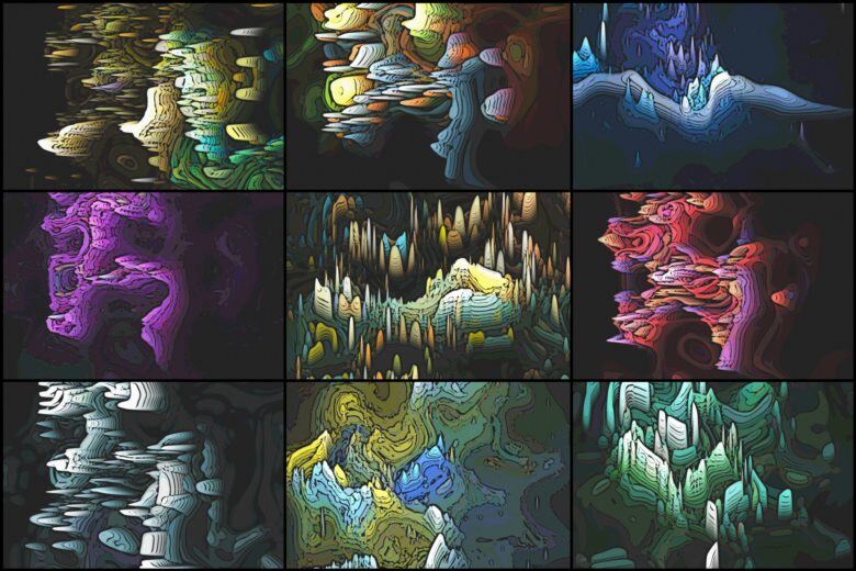 50个迷幻世界背景 50 Psychedelic Worlds Backgrounds – Vol. 2 - GFXHUB
