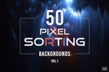 50个像素排序背景 50 Pixel Sorting Backgrounds – Vol. 1