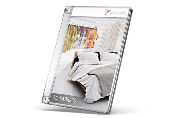 服饰鞋子窗帘3D模型 Viz-People - 3D Fabrics