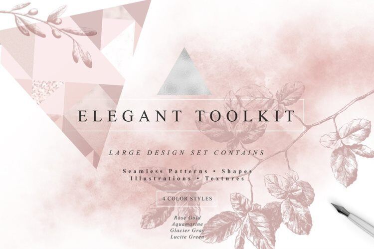 16300+ Graphic Elements Giant Bundle | 平面设计矢量素材合集 - GFXHUB